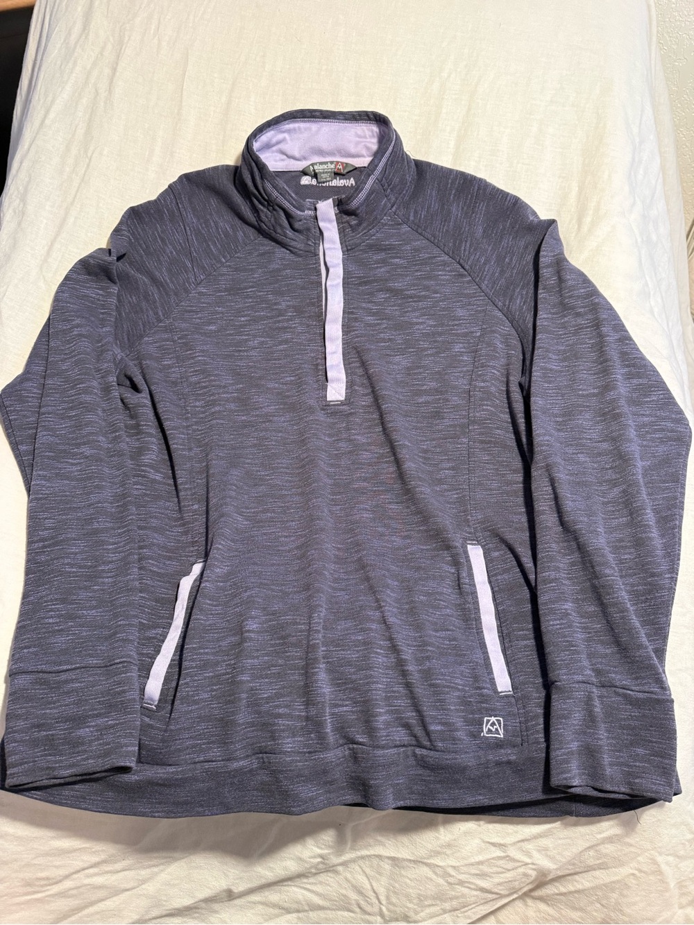 Avalanche Dark Purple Gray Quarter-Zip